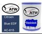 Preview: Citroen, Blue EDF, AC-615: 500ml Lackdose, von ATW Autoteile West.